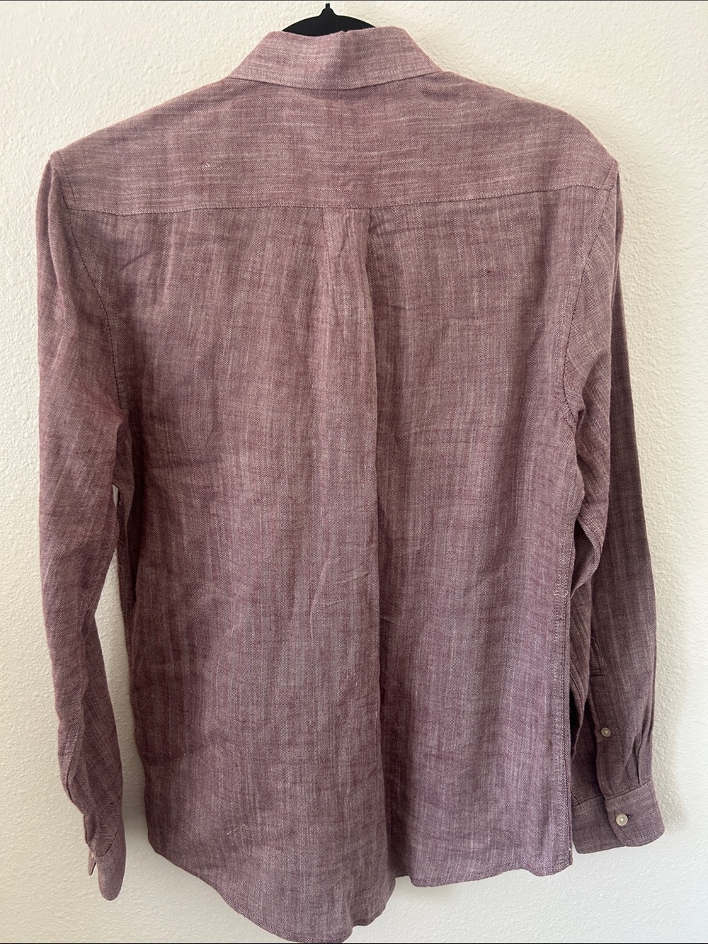 U.S. Polo Assn. Burgundy Cotton Button-Down Shirt - Picture 6 of 7
